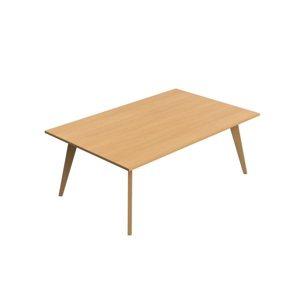 Lux Rectangular 220 X 140 MFC Meeting Table - Unlimited