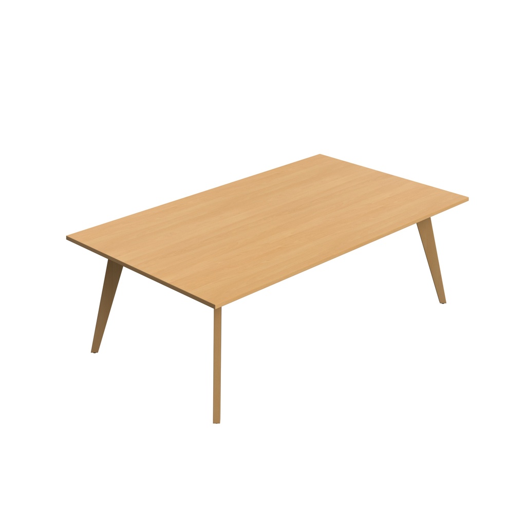 Lux Rectangular 240 X 140 MFC Meeting Table - Unlimited