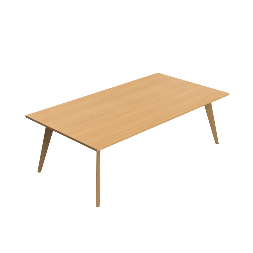 Lux Rectangular 260 X 140 MFC Meeting Table - Unlimited