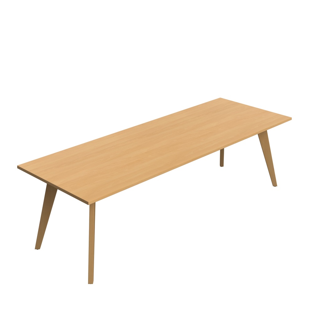 Lux Rectangular 280 X 100 MFC Meeting Table - Unlimited