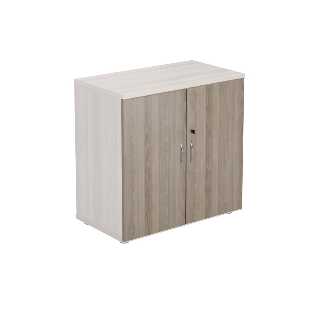 Wooden Storage Cupboard Doors (FSC) | 800mm | Grey Oak | 