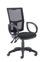 Calypso 2 Mesh Office Chair with Fixed Arms