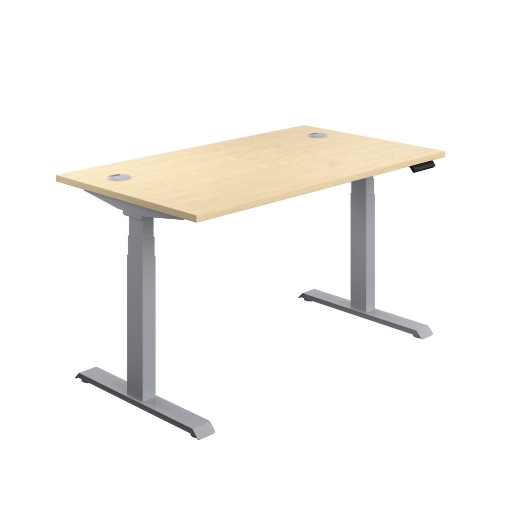 Economy Sit Stand Desk (FSC) | 1800 X 800 | Maple/Silver | 