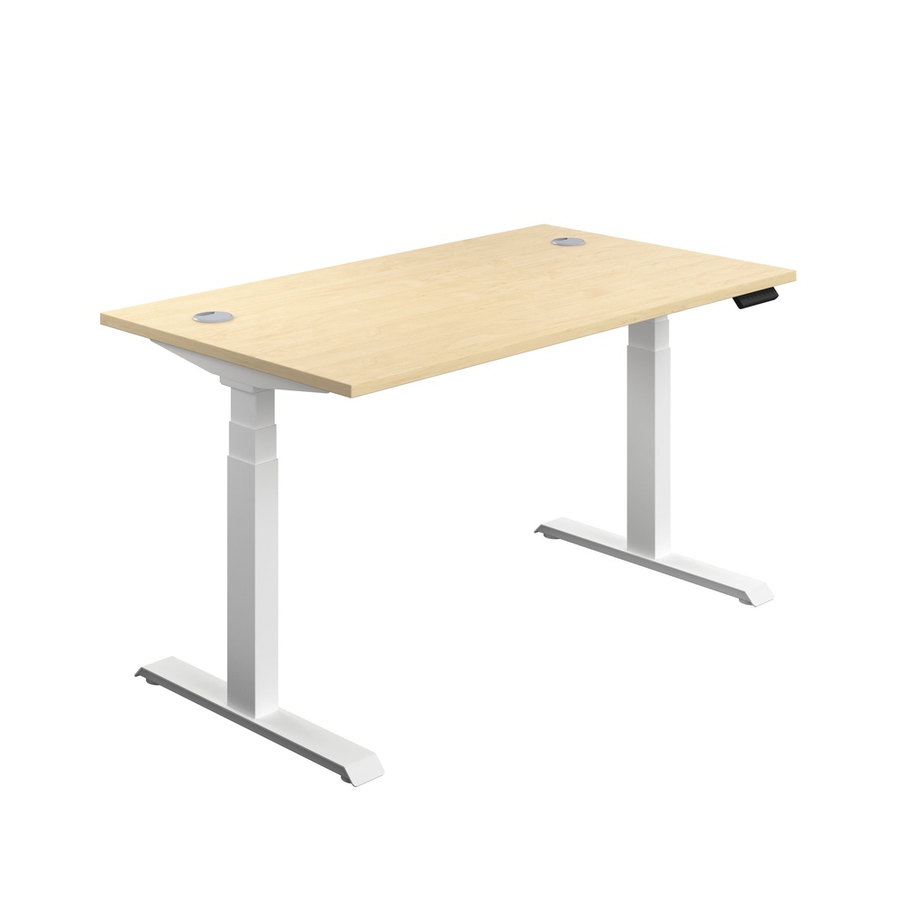 Economy Sit Stand Desk (FSC) | 1800 X 800 | Maple/White | 