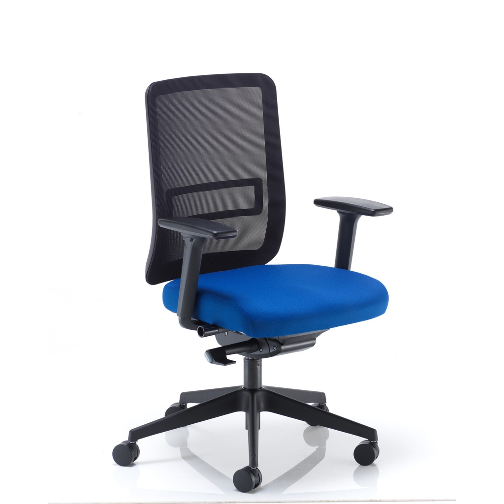 Ergonomic Posture Chair Height and Depth Adjustable Arms Blue Phoenix Curacao YP005