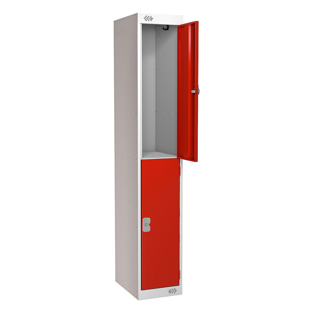 2 Door Locker 300X300X1800 Red Door