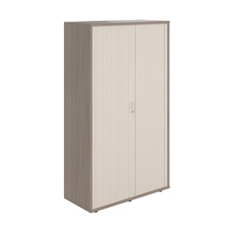 [TK2050STGO] Wooden Side Opening Tambour (FSC) | 2 Metre Tall | Grey Oak | 