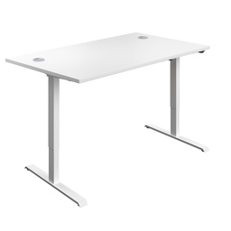 [ECSM1480CPWHWH] Economy Single Motor Sit Stand Desk (FSC) | 1400 X 800 | White/White | 