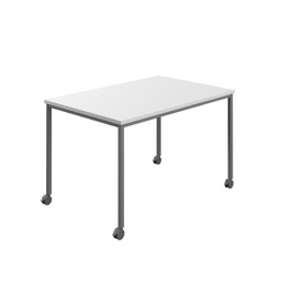 [T-MOBILE-1460ANTWHT] Titan Mobile Rectangular Table (FSC) | 1400 X 600 | Anthracite/White