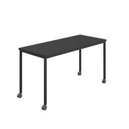 [T-MOBILE-1860BKBK] Titan Mobile Rectangular Table (FSC) | 1800 X 600 | Black/Black