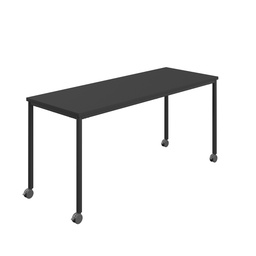 [T-MOBILE-1280BKBK] Titan Mobile Rectangular Table (FSC) | 1200 X 800 | Black/Black