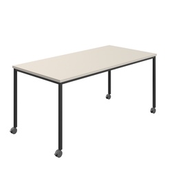 [T-MOBILE-1880BKGRY] Titan Mobile Rectangular Table (FSC) | 1800 X 800 | Black/Grey