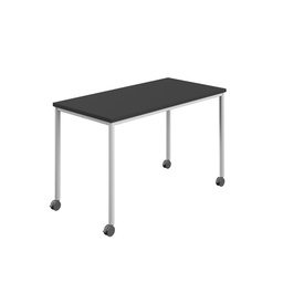 [T-MOBILE-1260WHBK] Titan Mobile Rectangular Table (FSC) | 1200 X 600 | White/Black