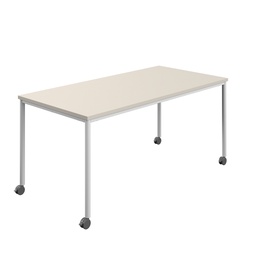 [T-MOBILE-1880WHGRY] Titan Mobile Rectangular Table (FSC) | 1800 X 800 | White/Grey