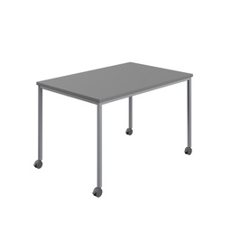 [T-MOBILE-1460SVANT] Titan Mobile Rectangular Table (FSC) | 1400 X 600 | Silver/Anthracite