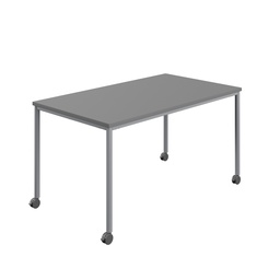 [T-MOBILE-1660SVANT] Titan Mobile Rectangular Table (FSC) | 1600 X 600 | Silver/Anthracite