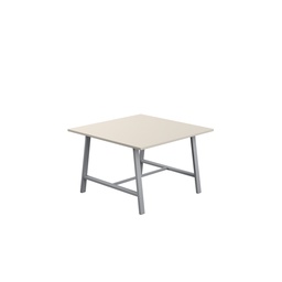 [T-LOW-M-1210SVGRY] Titan Low Maker Rectangular Table (FSC) | 1200 X 1000 | Silver/Grey