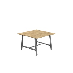 [T-LOW-M-1210ANTNNO] Titan Low Maker Rectangular Table (FSC) | 1200 X 1000 | Anthracite/Natural Nebraska Oak