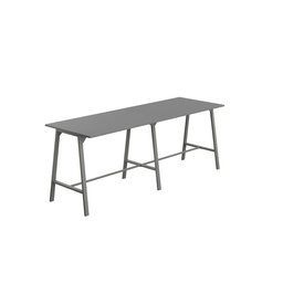 [T-HIGH-M-1510ANTANT] Titan High Maker Rectangular Table (FSC) | 1500 X 1000 | Anthracite/Anthracite