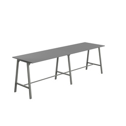 [T-HIGH-M-1810ANTANT] Titan High Maker Rectangular Table (FSC) | 1800 X 1000 | Anthracite/Anthracite