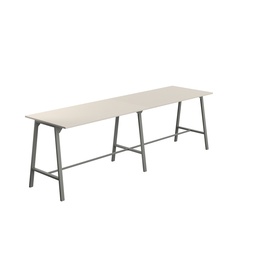 [T-HIGH-M-1810ANTGRY] Titan High Maker Rectangular Table (FSC) | 1800 X 1000 | Anthracite/Grey