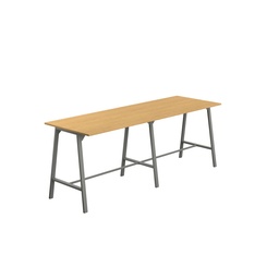 [T-HIGH-M-1510ANTSO] Titan High Maker Rectangular Table (FSC) | 1500 X 1000 | Anthracite/Sorano Oak