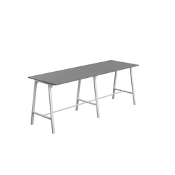 [T-HIGH-M-1510WHTANT] Titan High Maker Rectangular Table (FSC) | 1500 X 1000 | White/Anthracite