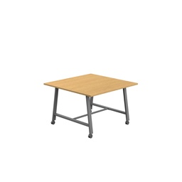 [T-LOW-MM-1210ANTSO] Titan Mobile Low Maker Rectangular Table (FSC) | 1200 X 1000 | Anthracite/Sorano Oak