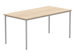 [CORE1680MPTOKSV] Office Rectangular Multi-Use Table (FSC) | 1600X800 | Canadian Oak/Silver