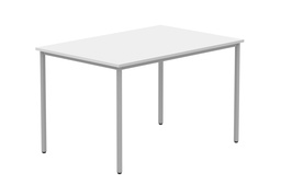 [CORE1280MPTWHTSV] Office Rectangular Multi-Use Table (FSC) | 1200X800 | Arctic White/Silver