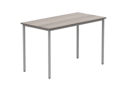 [CORE1260MPTGOAKSV] Office Rectangular Multi-Use Table (FSC) | 1200X600 | Alaskan Grey Oak/Silver