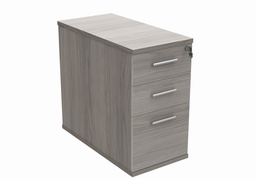 [COREDH3800GOAK] Desk High Office Storage Unit (FSC) | 800 Deep | Alaskan Grey Oak