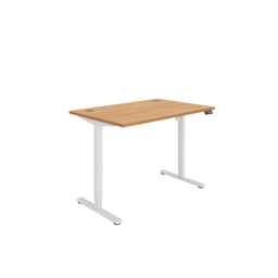 [CORESM1280CPBCHWH] Office Rectangular Single Motor Sit Stand Desk  (FSC) | 1200X800 | Beech/White