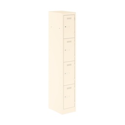 [PEDS1830454-AB9] Primary 4 Door Single Locker Column | 300X450X1800 | Chalk