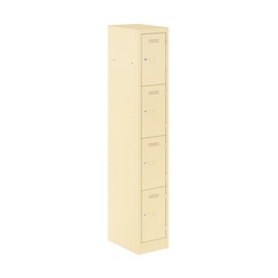 [PEDS1830454-AV8] Primary 4 Door Single Locker Column | 300X450X1800 | Beige