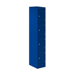 [PEDS1830454-AY7] Primary 4 Door Single Locker Column | 300X450X1800 | Oxford Blue