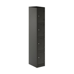 [PEDS1830454-AA3] Primary 4 Door Single Locker Column | 300X450X1800 | Anthracite Grey