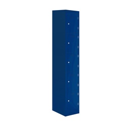 [PEDS1830455-AY7] Primary 5 Door Single Locker Column | 300X450X1800 | Oxford Blue