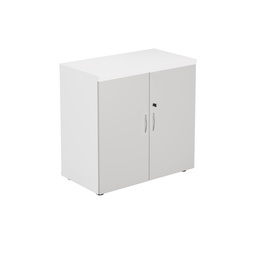 [WDS845CDWH] Wooden Storage Cupboard Doors (FSC) | 800mm | White | 