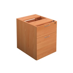 [TESHP2BE2] Essentials Fixed Pedestal 2 Drawers (FSC) | Standard | Beech | 