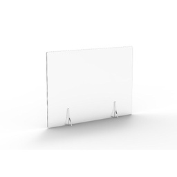 [COVFS1070CL] Clear Free Standing Acrylic Screen 1000mm (W) X 700mm (H) X 4mm (T)