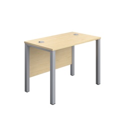 [GP1060RECMASV] Goal Post Rectangular Desk (FSC) | 1000X600 | Maple/Silver | 