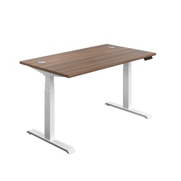 [ECSS1880CPDWWH] Economy Sit Stand Desk (FSC) | 1800 X 800 | Dark Walnut/White | 