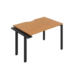 [CB1280CONOBK/1PX] CB Bench Extension with Cut Out: 1 Person (FSC) | 1200 x 800 | Nova Oak/Black | 