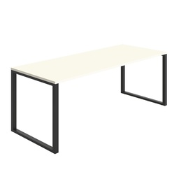 [PCTH2000BWH] Picnic High Table (FSC) | 2000X800 | White/Black