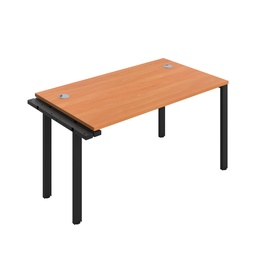 [CB1480CPBEBK/1PX] CB Bench Extension with Cable Ports: 1 Person (FSC) | 1400 x 800 | Beech/Black | 