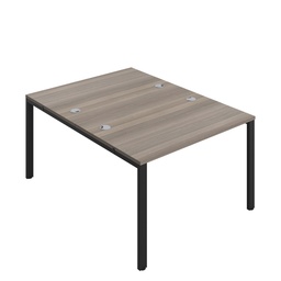 [CB1280CPGOBK/2P] CB Bench with Cable Ports: 2 Person (FSC) | 1200 x 800 | Grey Oak/Black | 