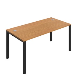 [CB1680CPNOBK/1P] CB Bench with Cable Port: 1 Person (FSC) | 1600 x 800 | Nova Oak/Black | 