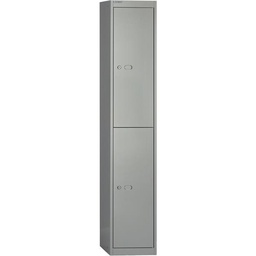 [BY09212] FF Bisley 2Dr Locker D305mm Goose Grey