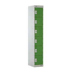 [TC6DRLK30GR] 6 Door Locker 300X300X1800 Green Door